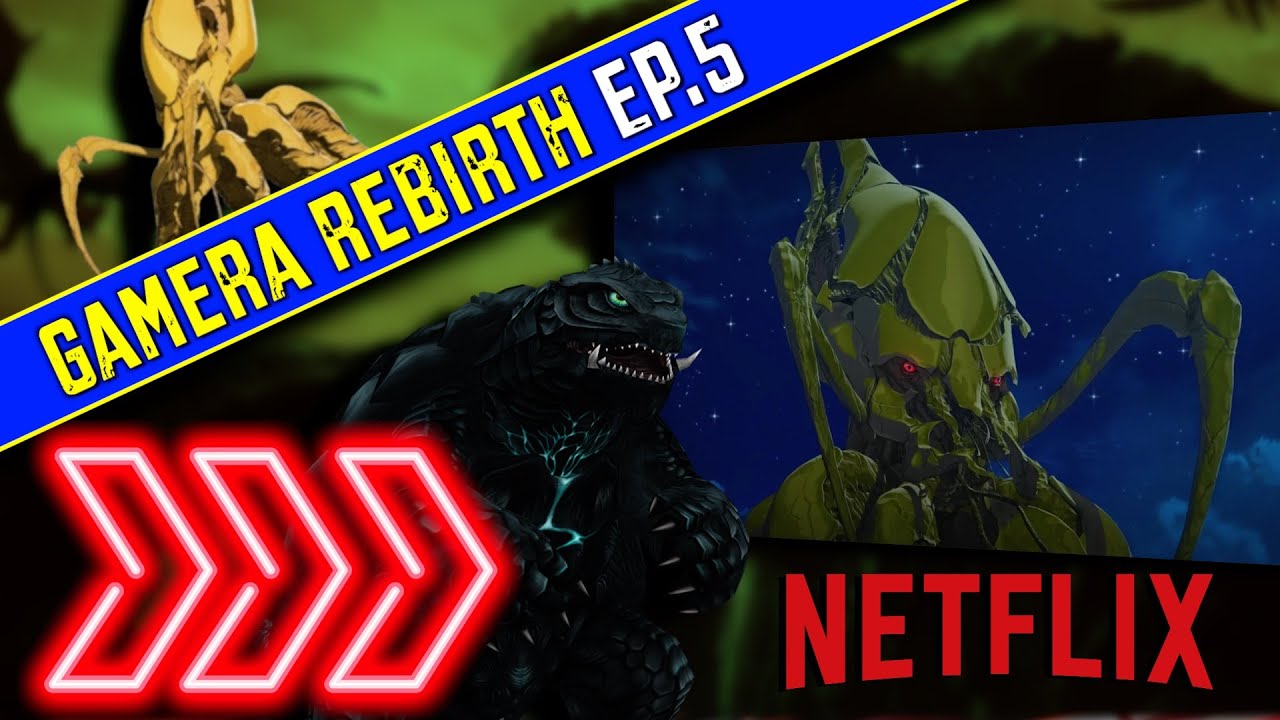 Gamera Rebirth Episode 5 Review - Ep.5 The Moon is A Harsh Mistress - Netflix Gamera Rebirth Review