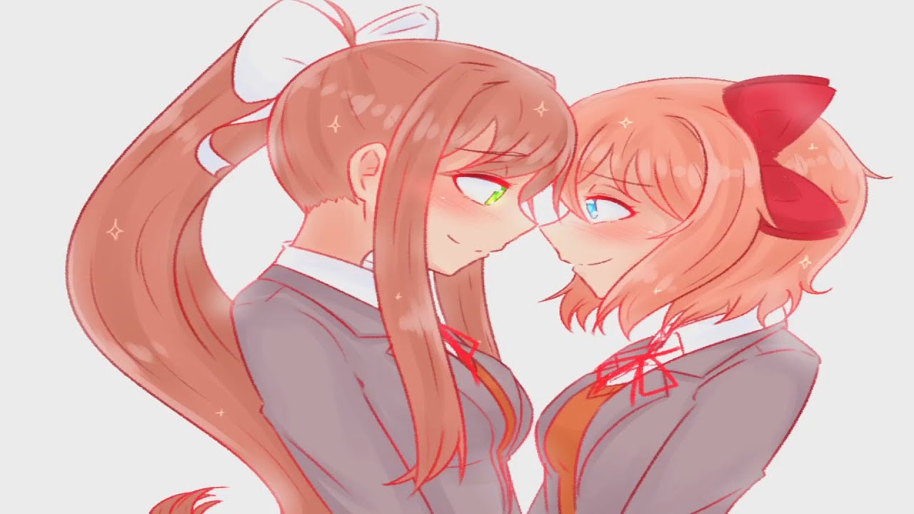 Sayori Wants To Be Monika's Lover!!! (DDLC Turquoise MOD) FULL DEMO