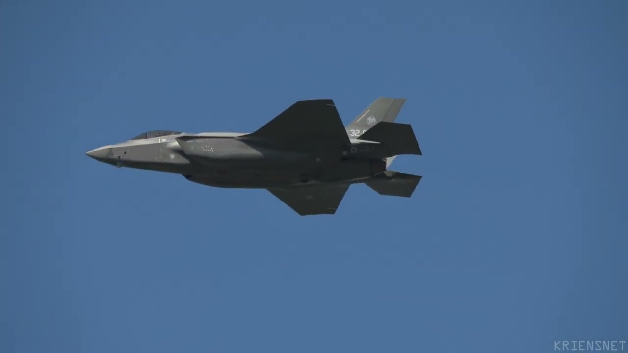 F-35A Lightning II - Short Demonstration - Emmen Airbase 23.03.2022