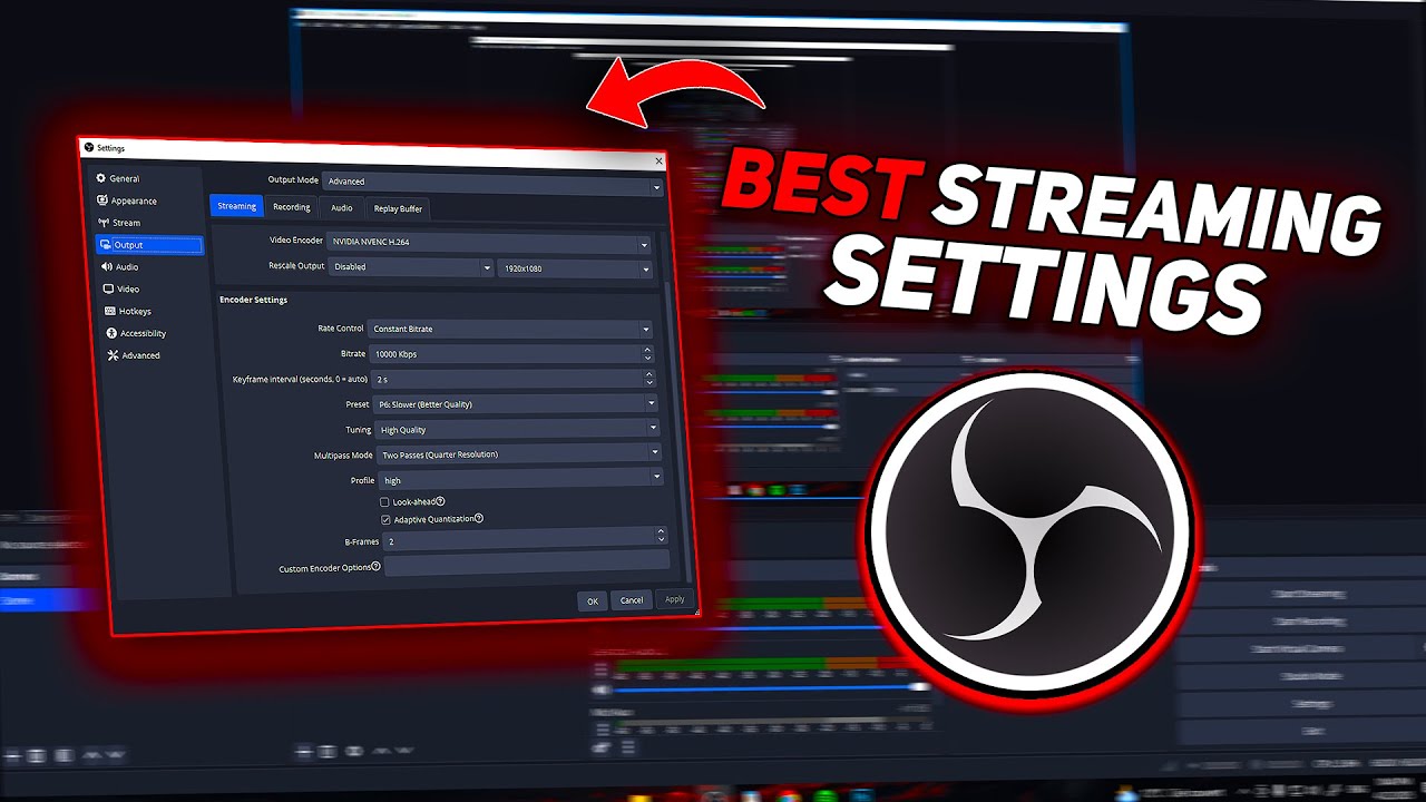 Best OBS Settings for Streaming in 2025 (NO Lag, High Quality!)