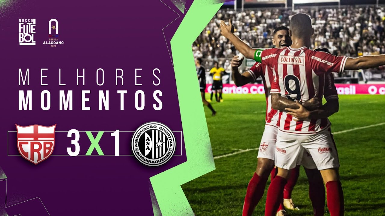 CRB CAMPEÃO; PANCADARIA GENERALIZADA - CRB 3x1 ASA - Melhores momentos - Campeonato Alagoano