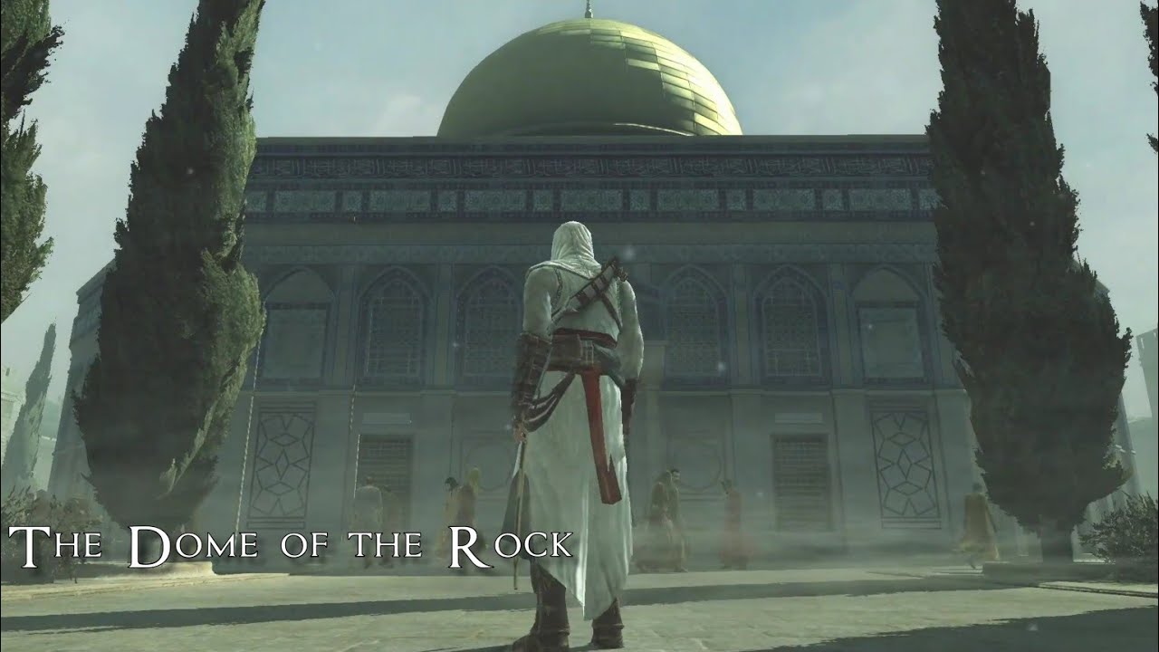 Walking around The Dome of the Rock in Assassins Creed 1