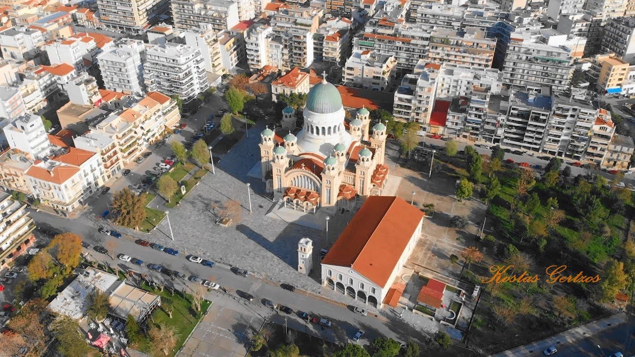 &Omicron; &Alpha;&Gamma;&Iota;&Omicron;&Sigma; &Alpha;&Nu;&Delta;&Rho;&Epsilon;&Alpha;&Sigma; &Pi;&Alpha;&Tau;&Rho;&Alpha;&Sigma; (DRONE). SAINT ANDREW, PATRAS, GREECE.