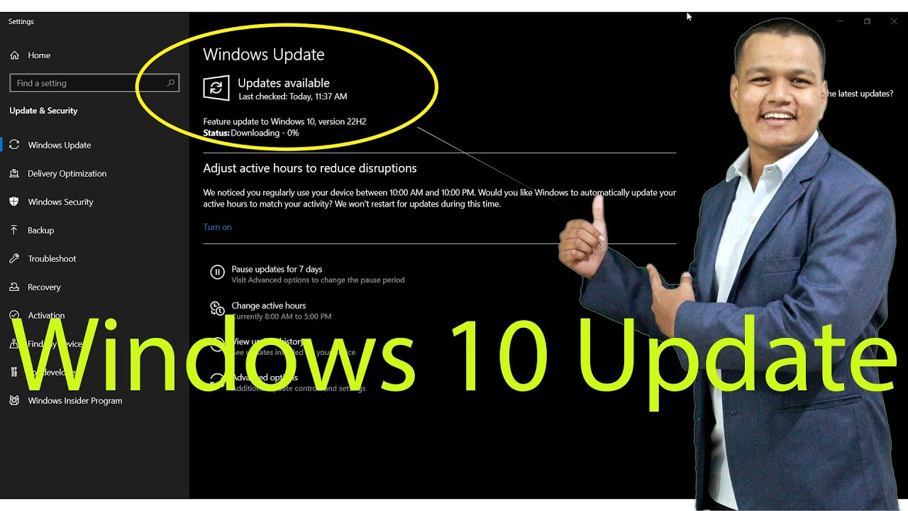 Feature Update to Windows 10, Version 22H2