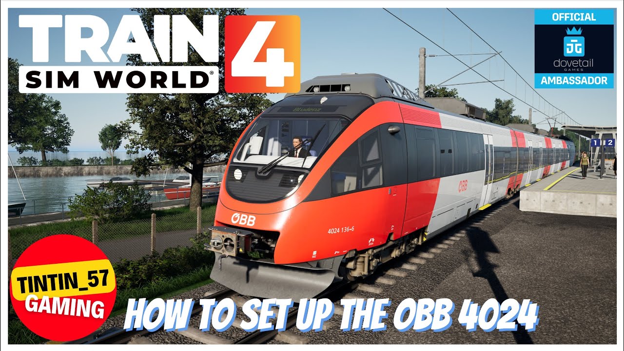SET UP THE OBB 4024 IN TRAIN SIM WORLD