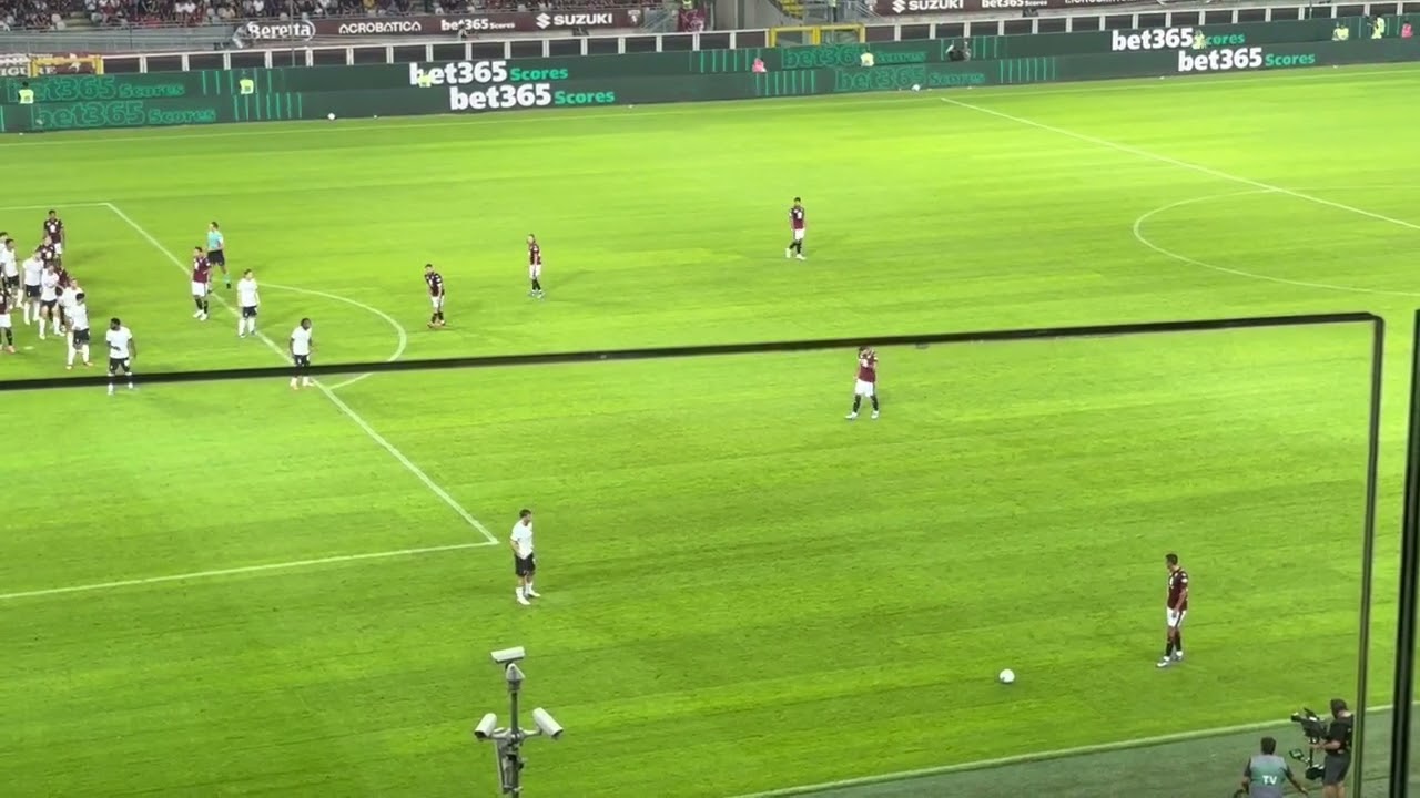 Rete 1-2 del Torino di Che Adams || Torino vs MILAN 1-2