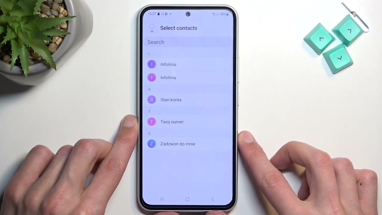 How To Copy Contacts Samsung Galaxy A54 5G (Import / Export Contacts)