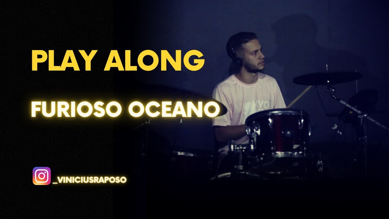 Furioso Oceano - Play Along Gospel - Sem Bateria #drummer #playalong
