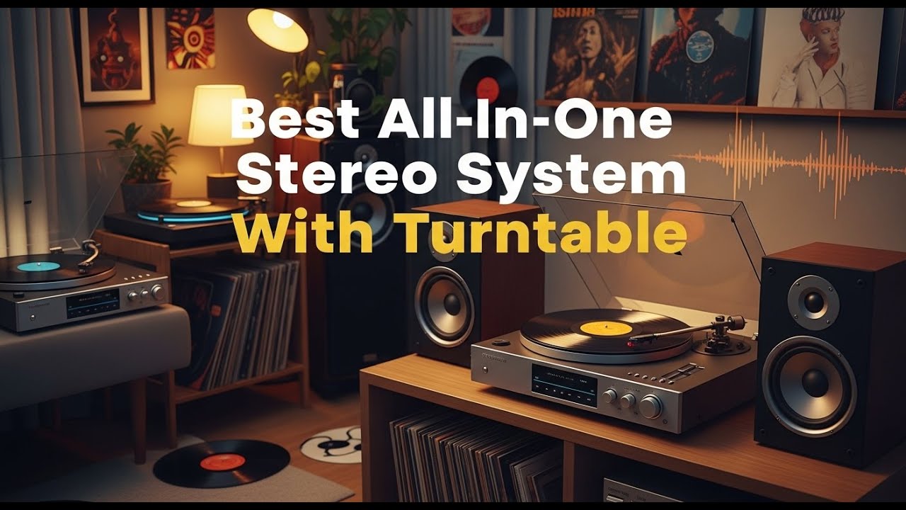 TOP 5 Best All-In-One Stereo System With Turntable 2026 | Record Player With Speakers