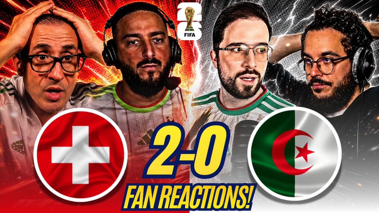 Algeria Fans FURIOUS 😠 Reactions to Switzerland 2-0 Algeria | Premier League Fan Reactions