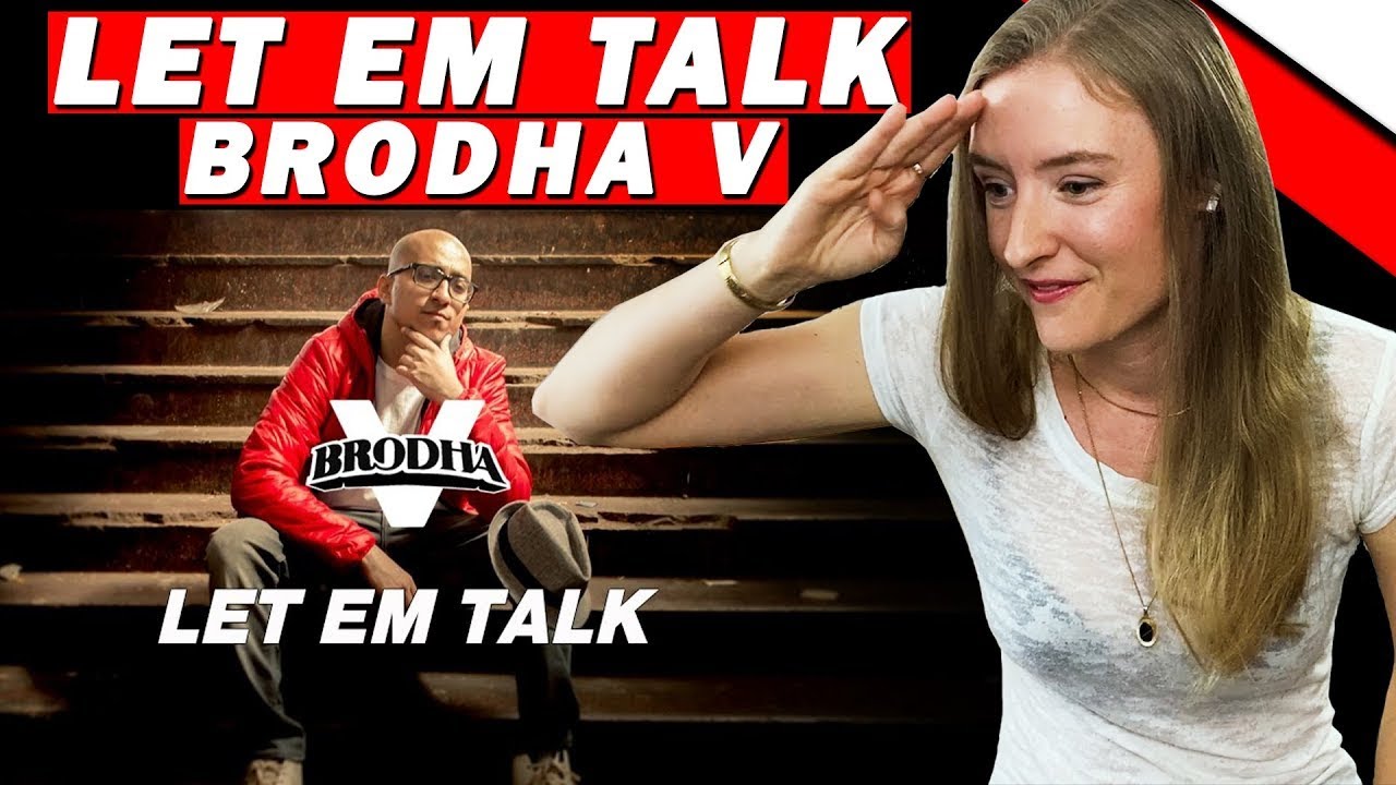 American Girl Reacts to Brodha V - Let Em Talk [Music Video] | DenaeLife Indian Reaction Video 2022