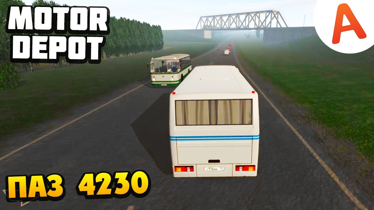 Закончился Бензин на ПАЗ 4230 (1-1) - Motor Depot (мобильные игры)