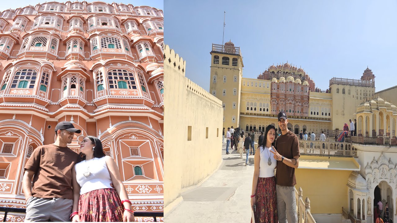 Day 3 in Jaipur hawamahal 🫣👑🕌hawa mahal me ye Kya hwa Hmre shat @tarahulvlogs 