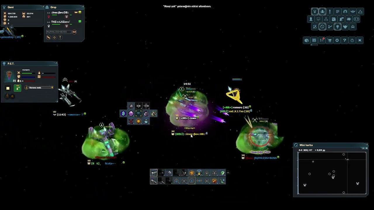 Darkorbit GE1- How to hunt in train