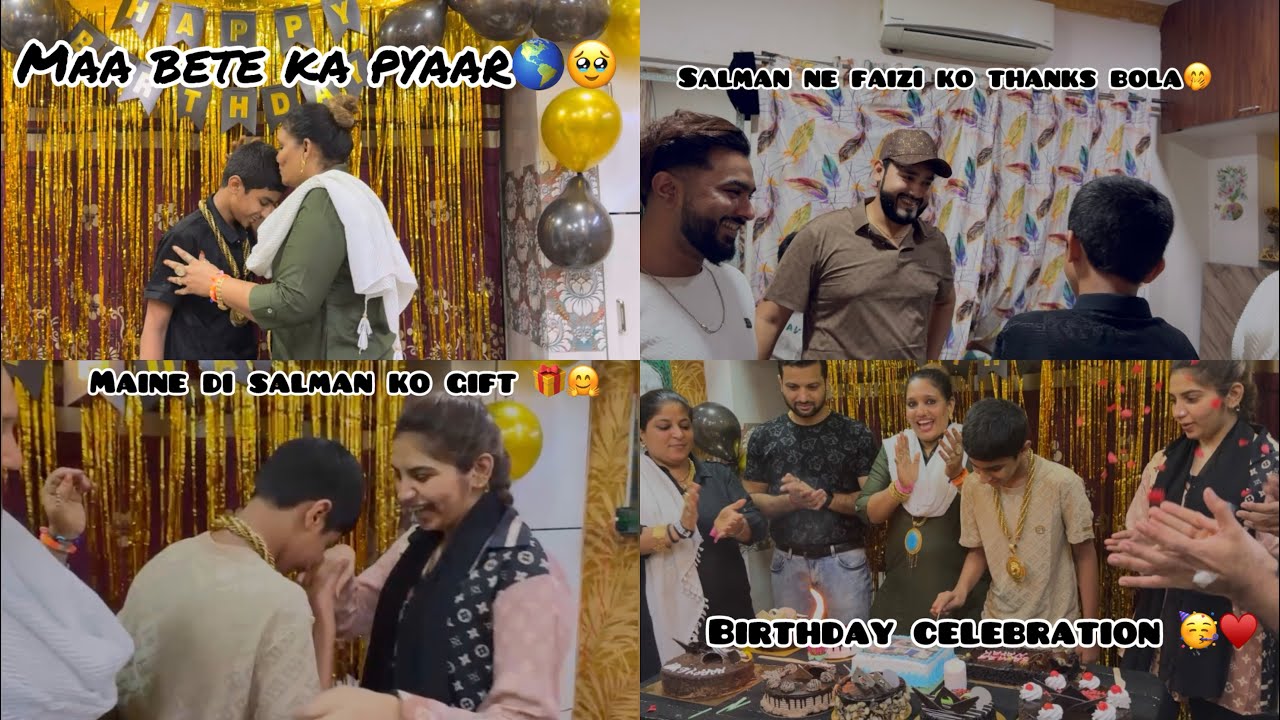 Aj Hamare Ghr Me Mere Bhai Salman Ka Birth Day Celebration Kiye Alhamdulillah ❤️🥳