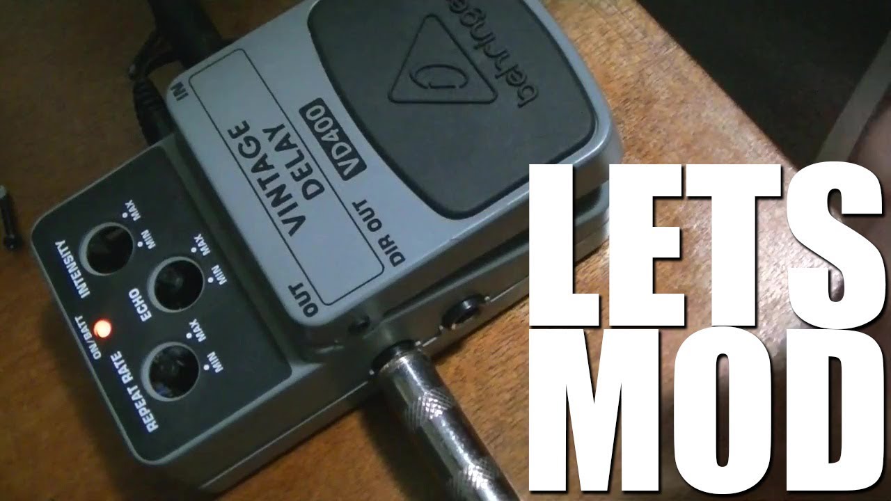 LET'S MOD: Behringer VD400 Vintage Delay - longer delay mod