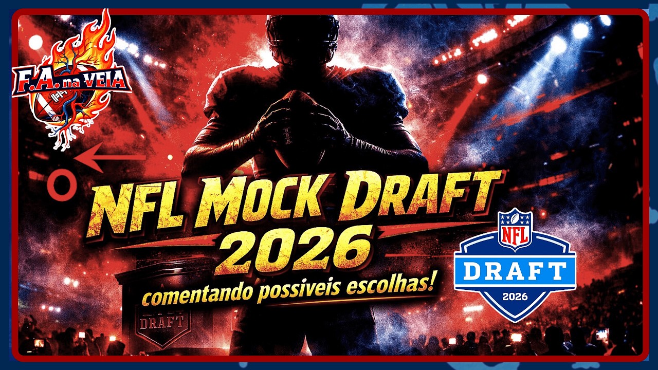 Comentando Mock Drafts da NFL.com #nfl #nfldraft2026 #mockdraft