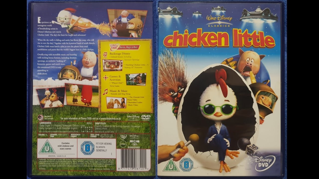Opening to Chicken Little (2006) DVD (UK)
