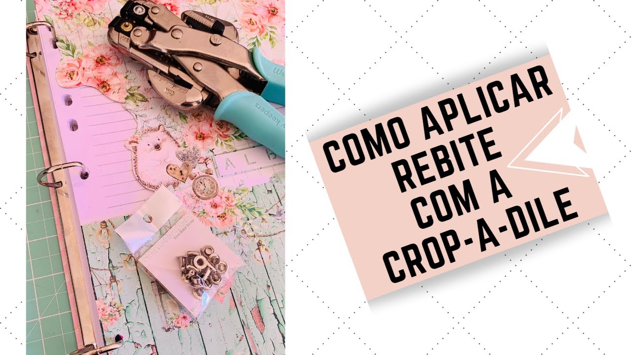 Rebite - Você não precisa de balancim!!! Encadernação e Scrapbook