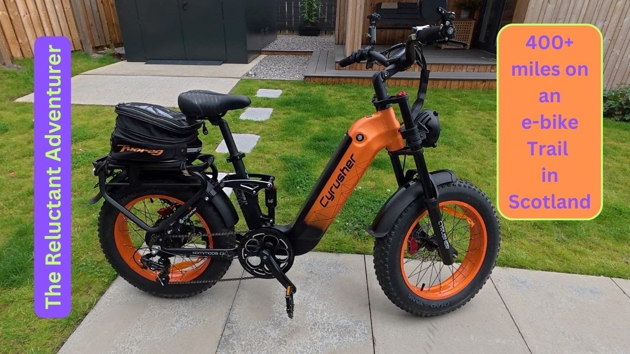 Cyrusher e-bike vs. drone - 400 + miles in the Scottish Highlands