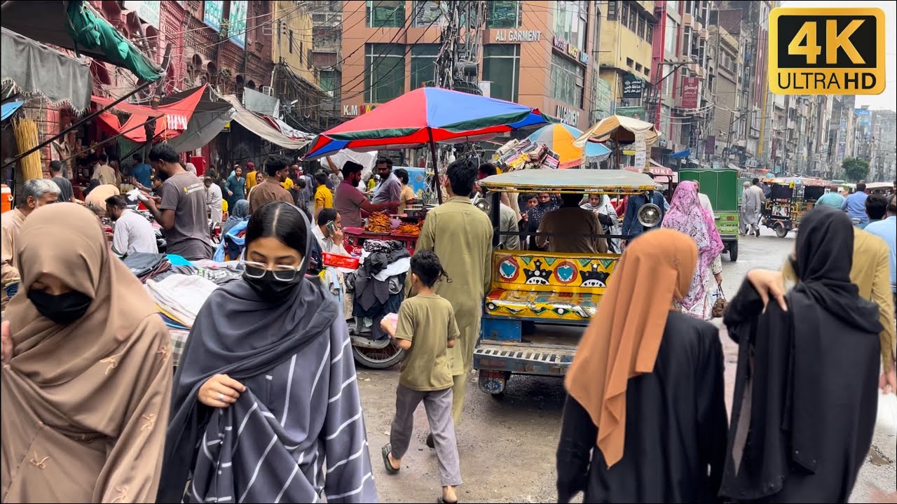 Exploring Lahore’s Vibrant Streets in 4k | Amazing Walking Tour of Delhi Gate to Lohari Gate