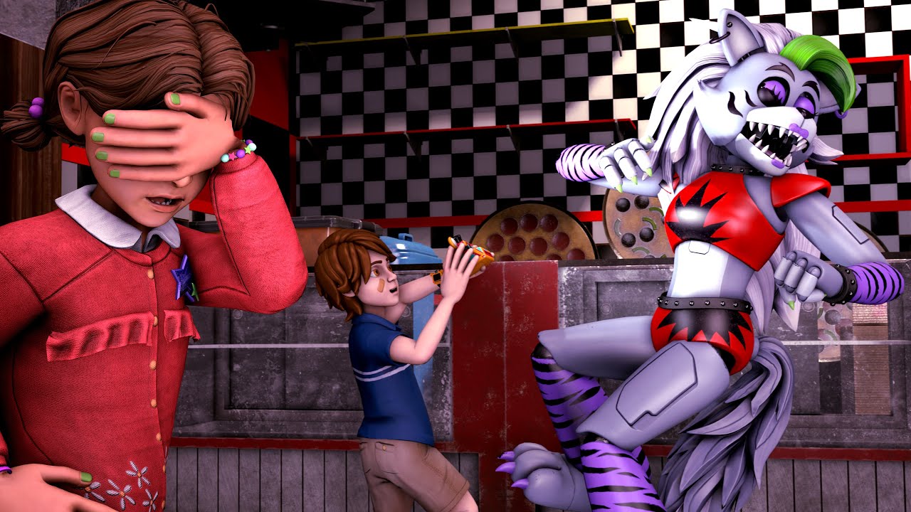 Gregory Pranks Roxy [FnaF:Sb/Ruin Animation]