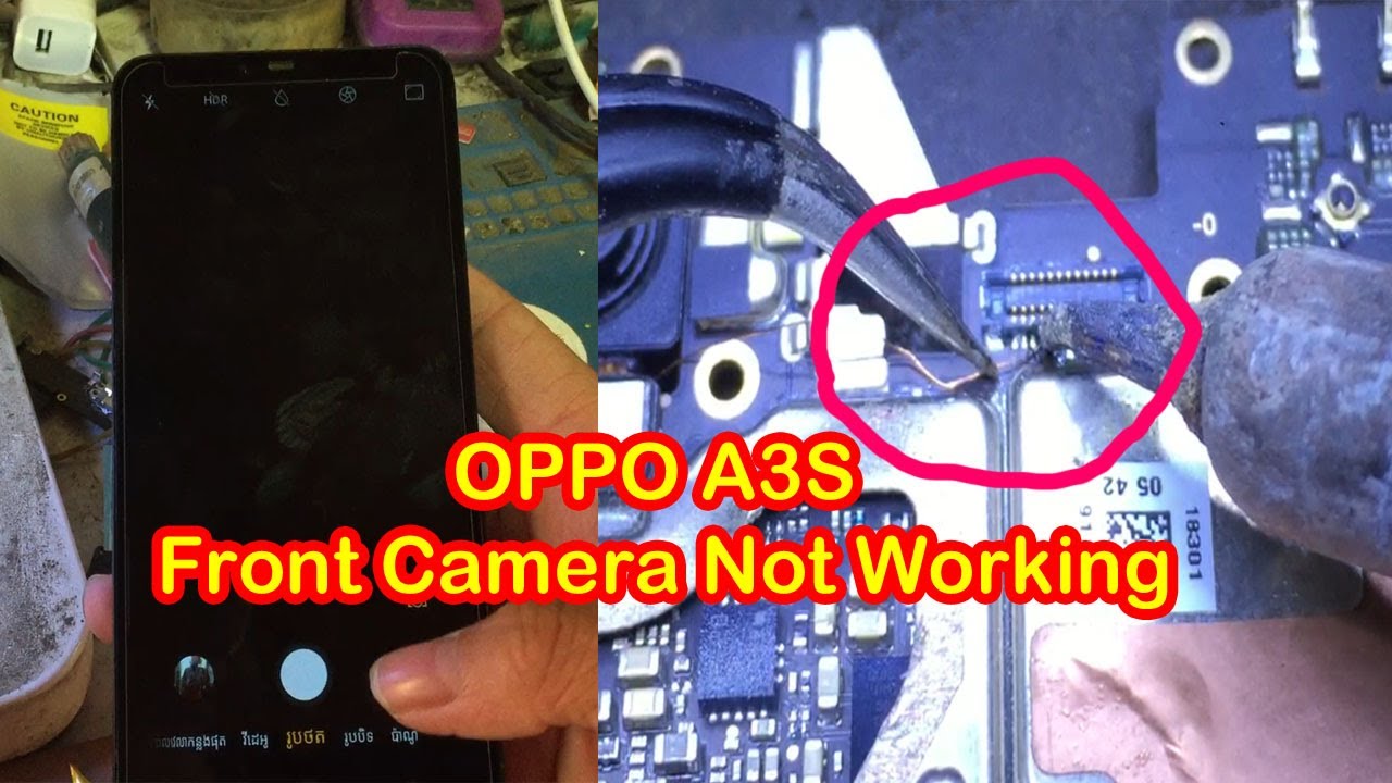 oppo a3s front camera not working, How to fix oppo a3s camera not working