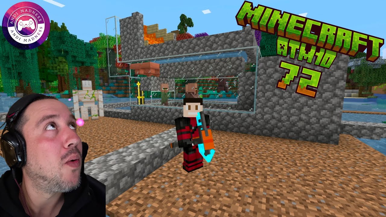 Ich bau endlich eine Eisenfarm ⛏️ : Minecraft ATM10 #72