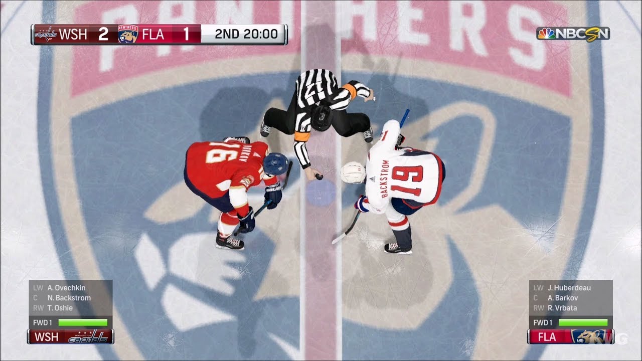 NHL 18 - Florida Panthers vs Washington Capitals - Gameplay (HD) [1080p60FPS]