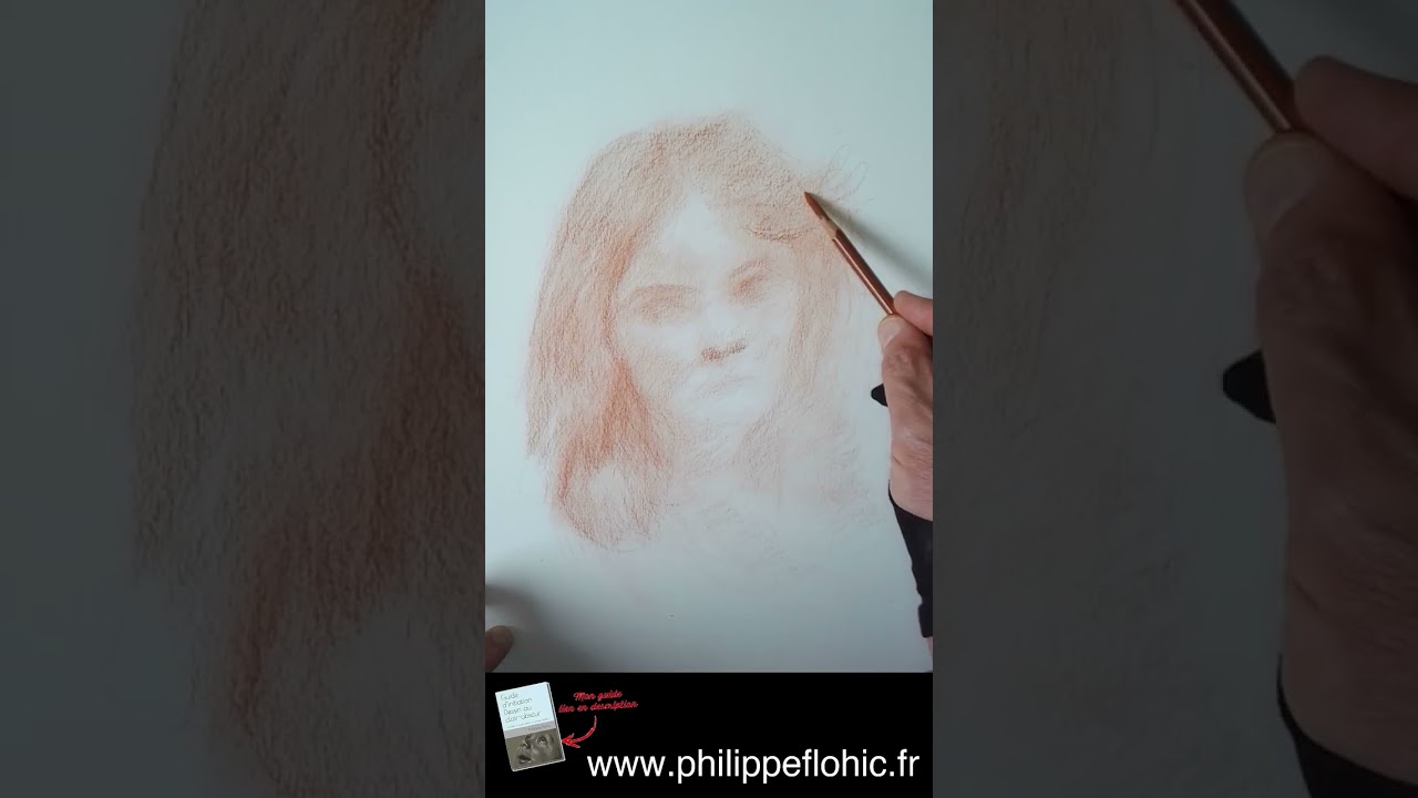 Vidéo22 - Etude2(Dessine facilement des portraits au clair-obscur avec Philippe Flohic)