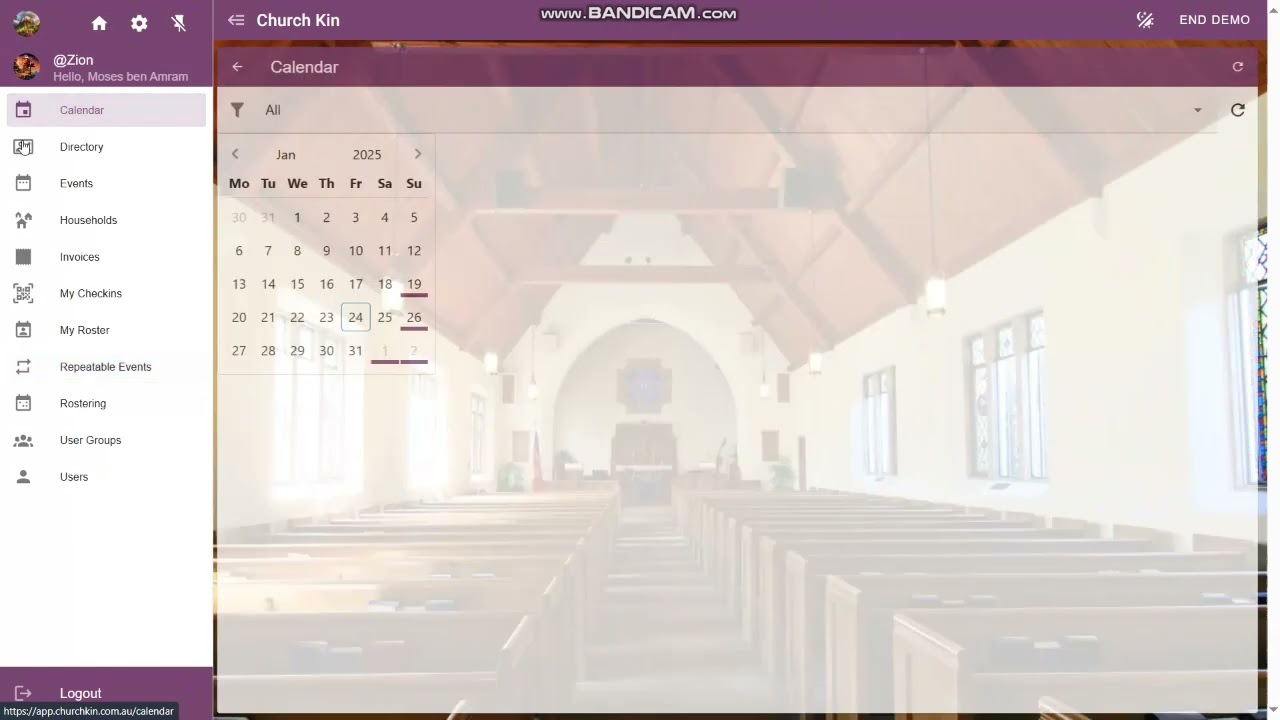 Admin: Setup Repeatable Events