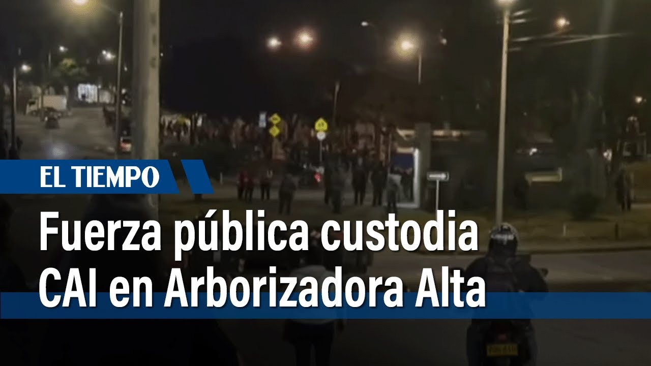 Fuerza pública custodia CAI en Arborizadora Alta, en Ciudad Bolívar | El Tiempo