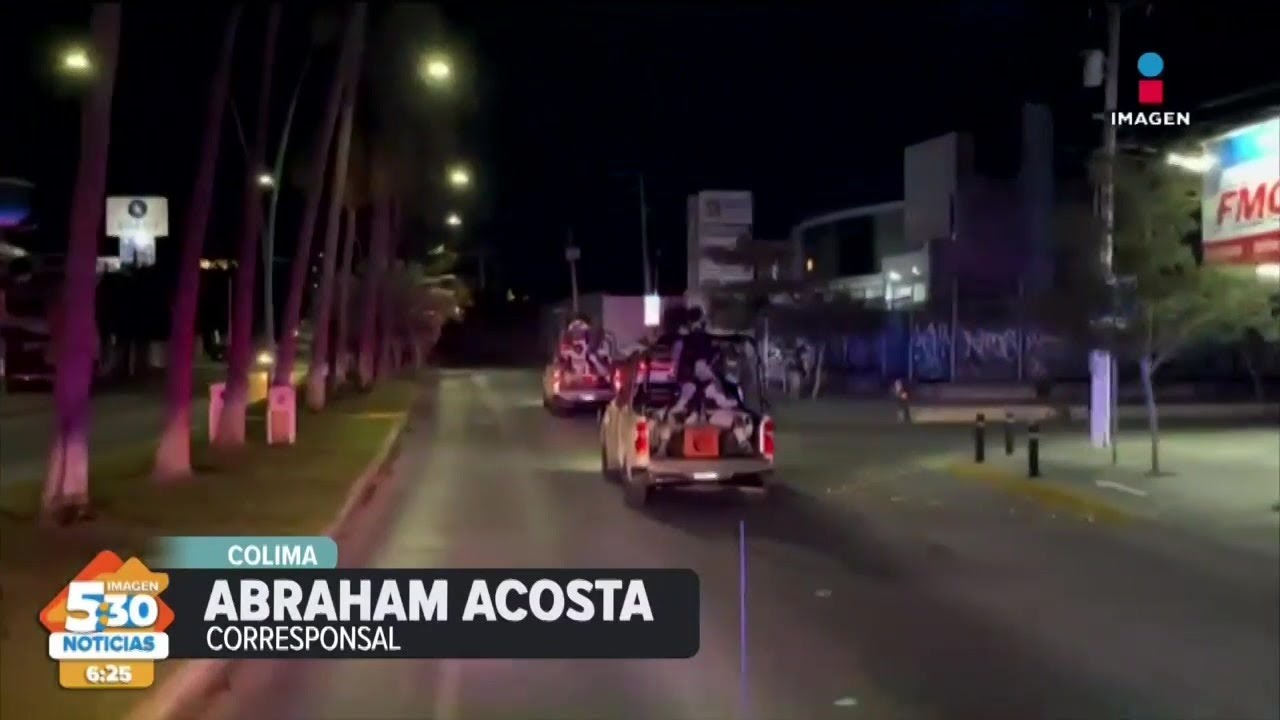 Colima amanece con fuerte dispositivo de seguridad luego de jornada violenta | Imagen Noticias 5:30