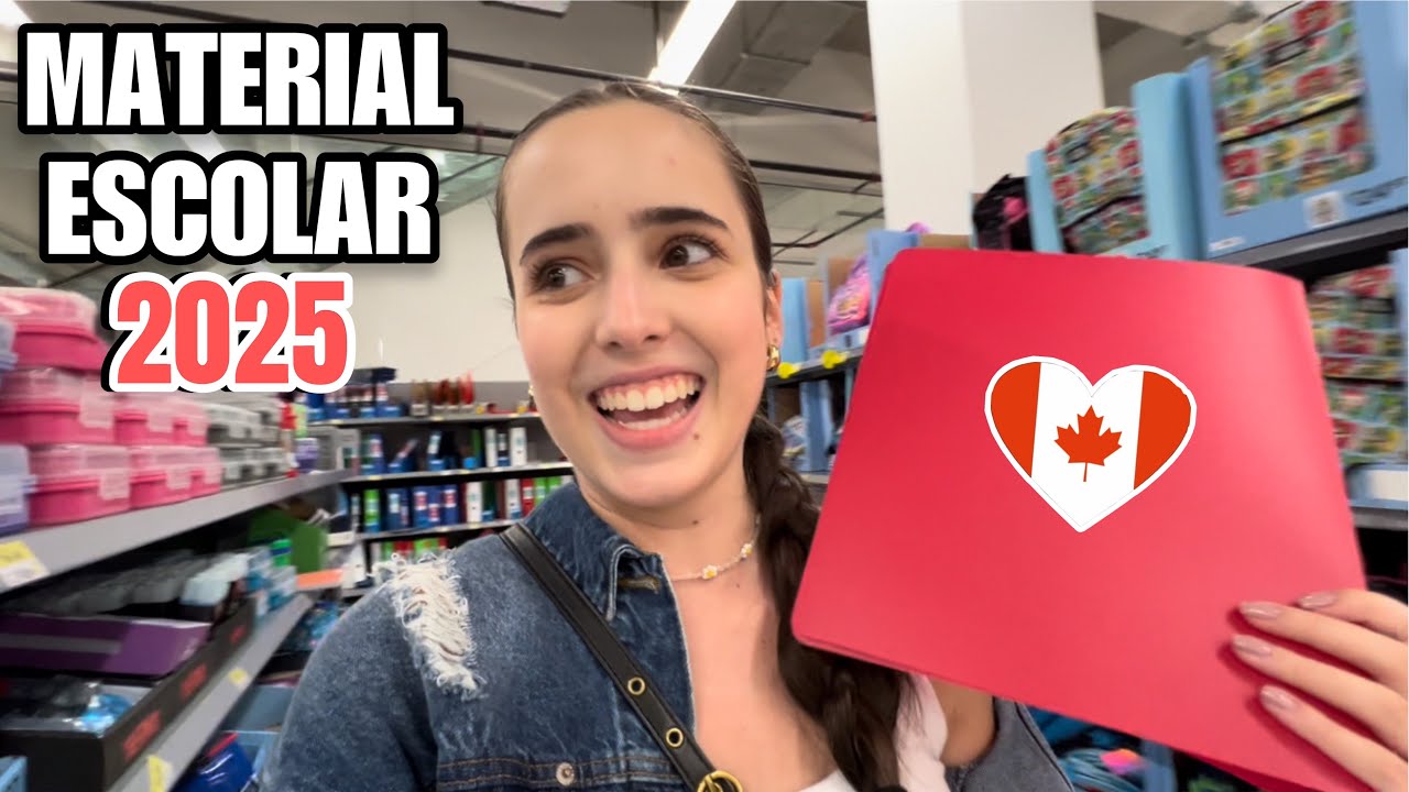 MEU MATERIAL ESCOLAR 2024/2025! High School - Canadá🇨🇦