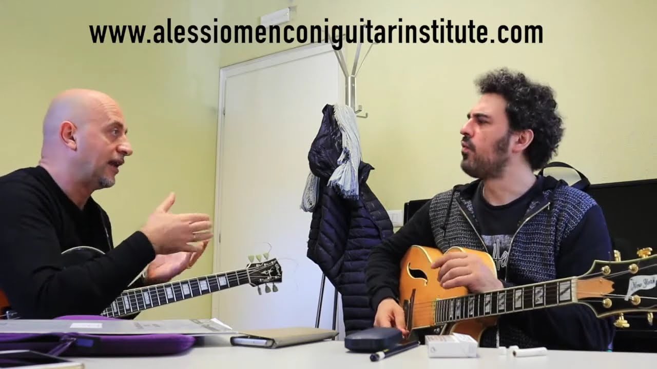 A lezione con Alessio Menconi | Timing e pronuncia - Jazz Guitar Lesson