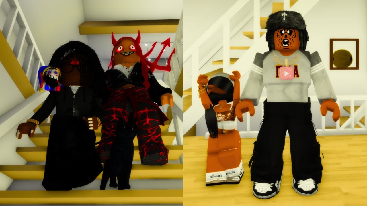 MOMS EVIL TWIN BROKE INTO OUR HOUSE ON BROOKHAVEN!! BROOKHAVEN RP