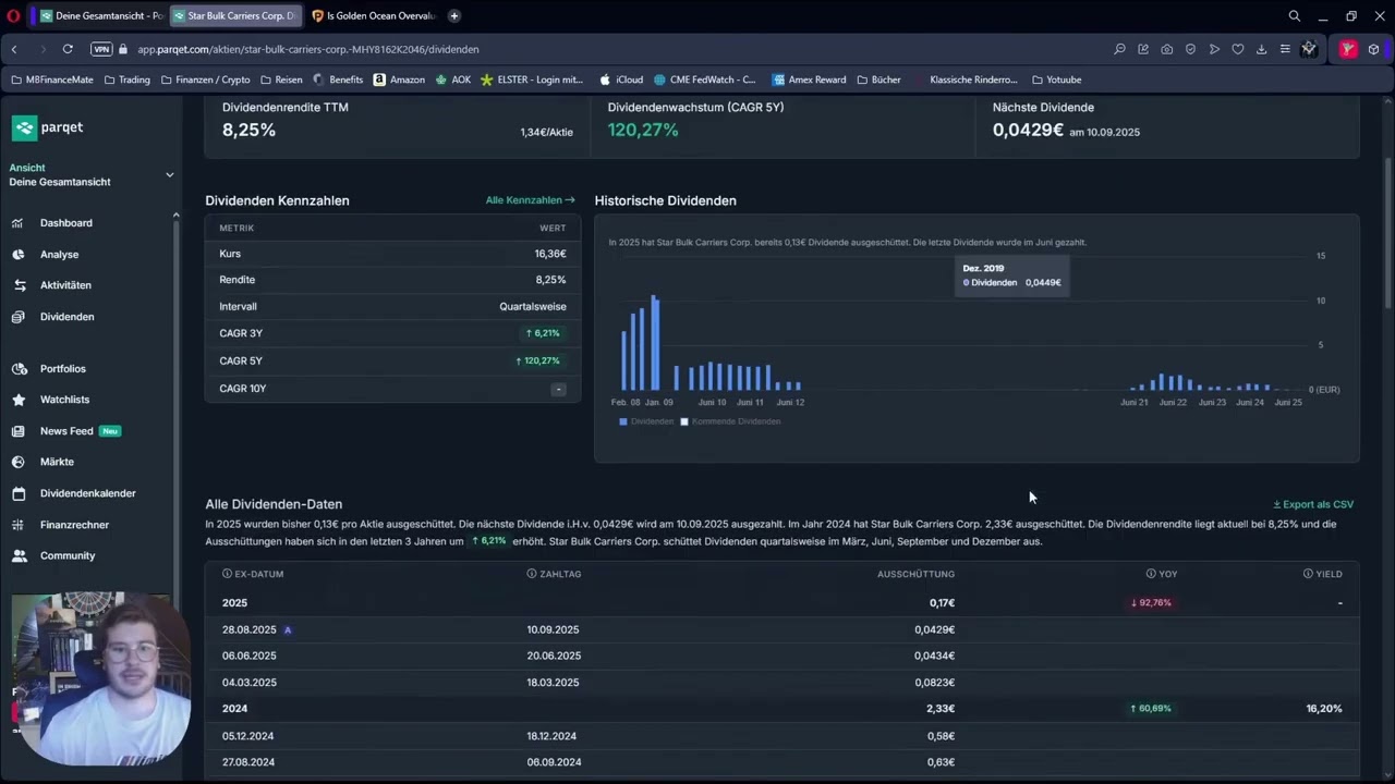 Shipping Stocks #03 &mdash; Bulk & Container | 6 Stocks From My Real Portfolio 🚢📦