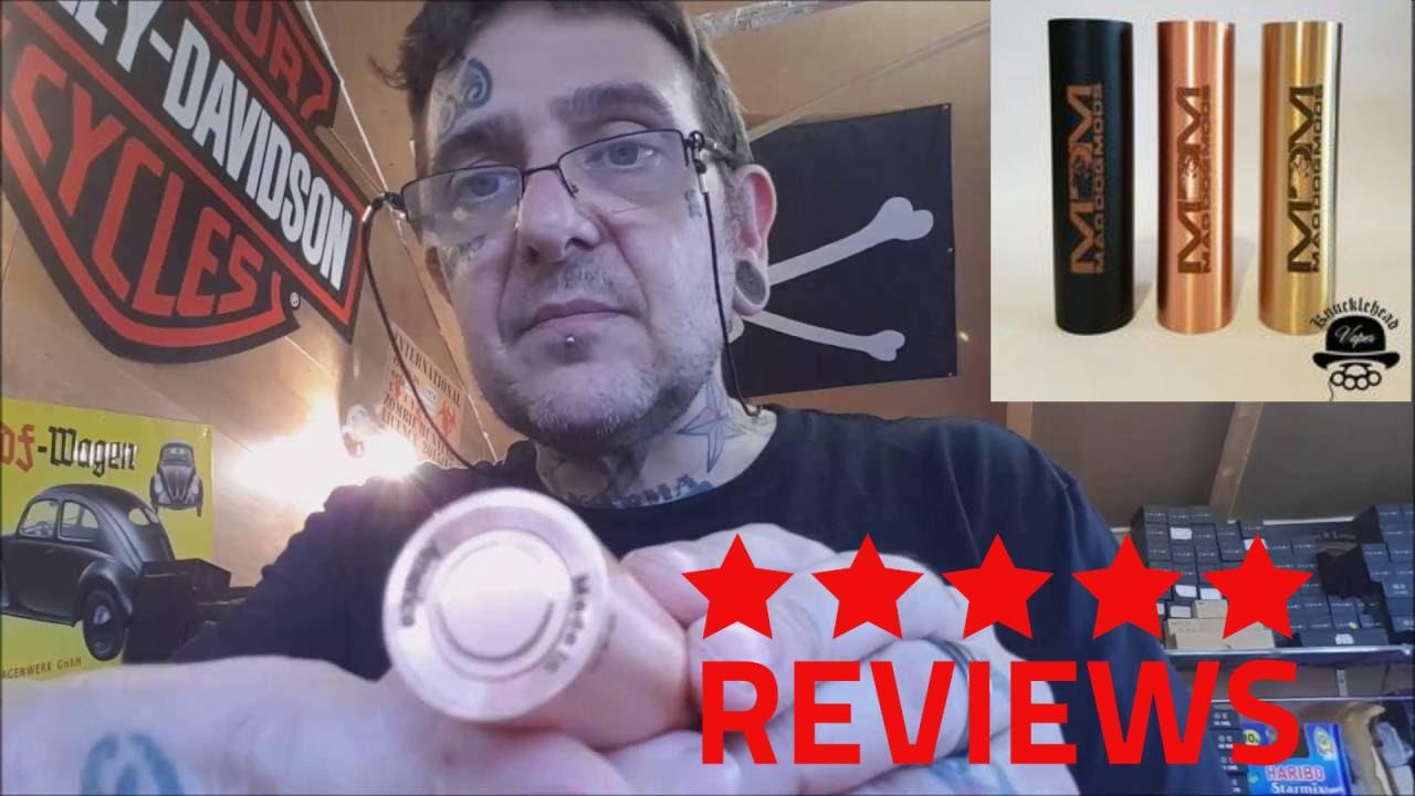 MDM Mad Dog Mods styled Mechanical Vape Mod Review Team Knucklehead
