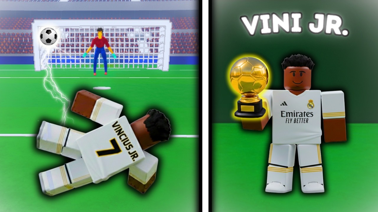 VINICIUS JR. no Futebol de Rua Realista! (Roblox) 🔥⚽