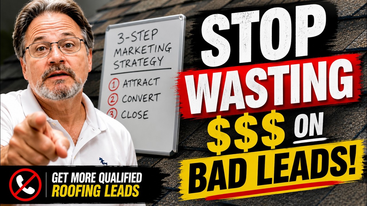 Roofing Leads Made Easy: The 3-Step Marketing Strategy That Works in 2025
