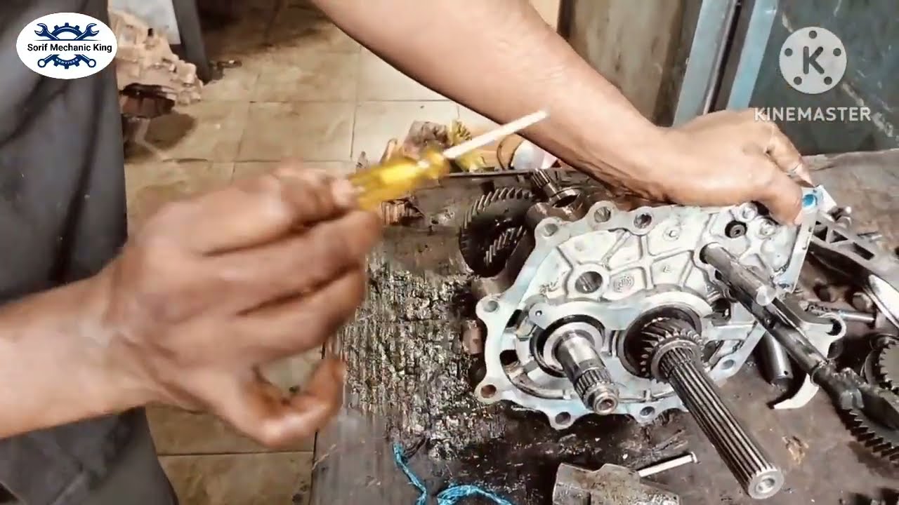 How to open a supro bs6 gearbox. सप्रू का गियरबॉक्स कैसे खोलना है