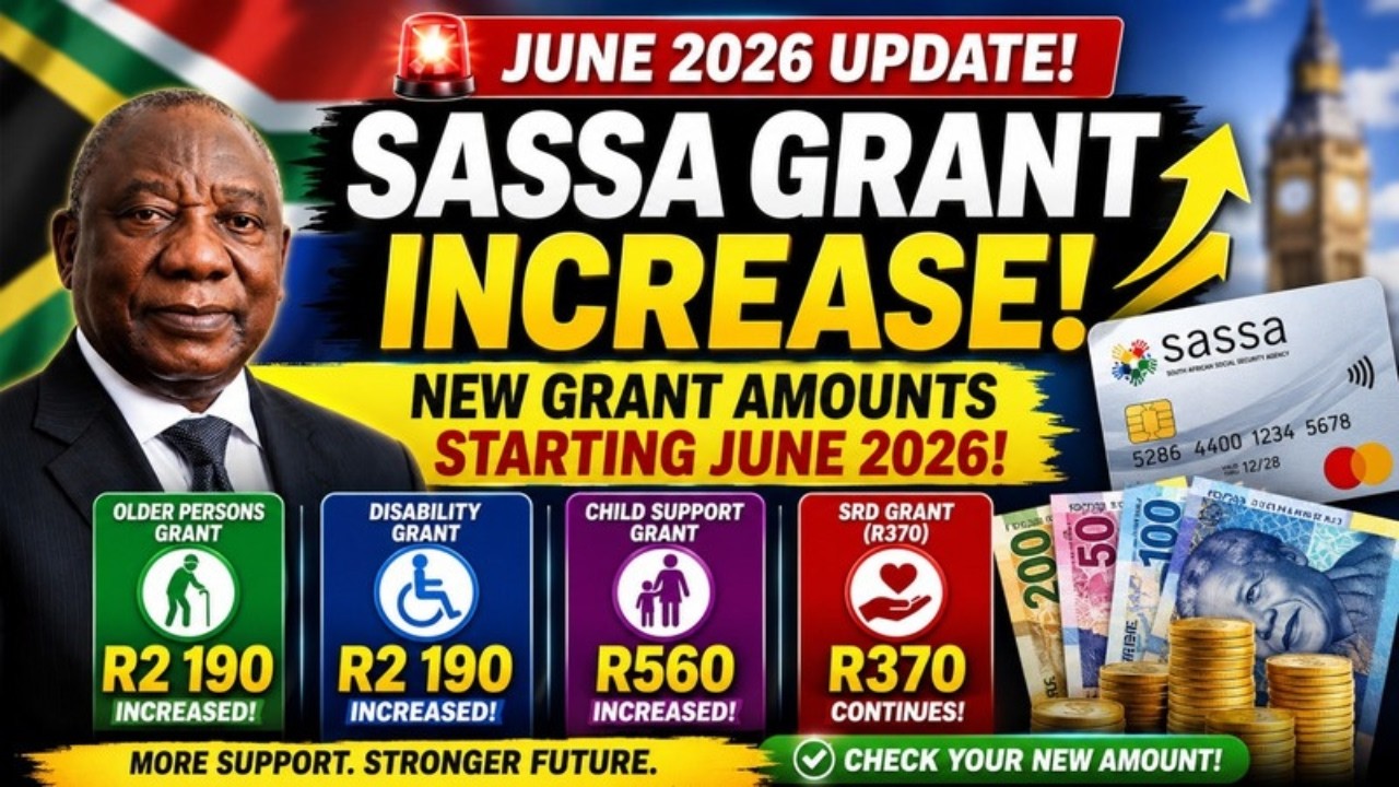SASSA Grant Increase June 2026 | New Grant Amounts & Updates Explained