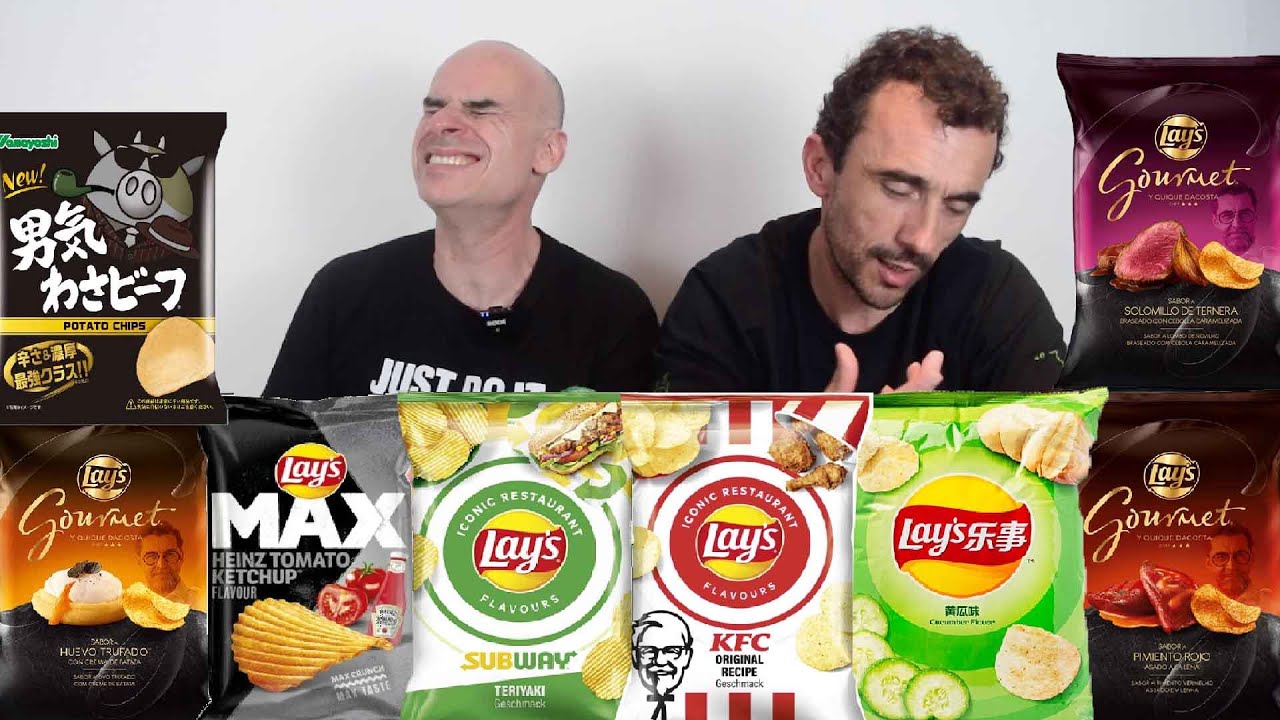 Probando PATATAS FRITAS de SABORES CURIOSOS ¿Serán Deliciosas? 🤤🥔