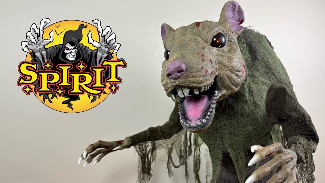 Mutant Sewer Rat Animatronic 2025 Spirit Halloween Unboxing & Demo