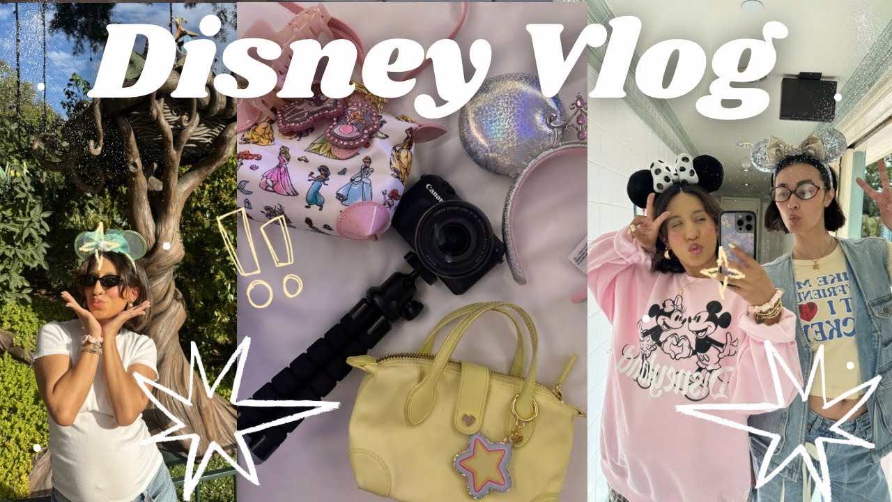DISNEY VLOG: stoney clover x park & beach, disney, mystery pins + more