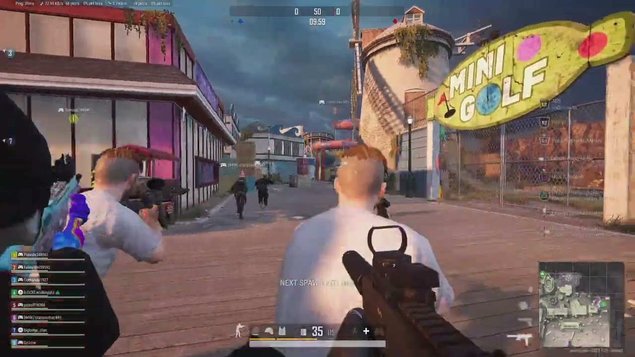 34 Kills in TDM PUBG Console