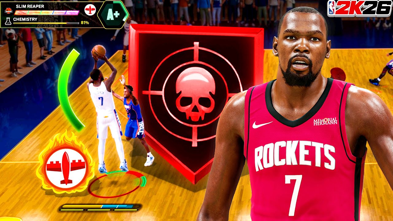 This Kevin Durant Build w/SLIM REAPER TAKEOVER is a WALKING BUCKET on NBA 2K26