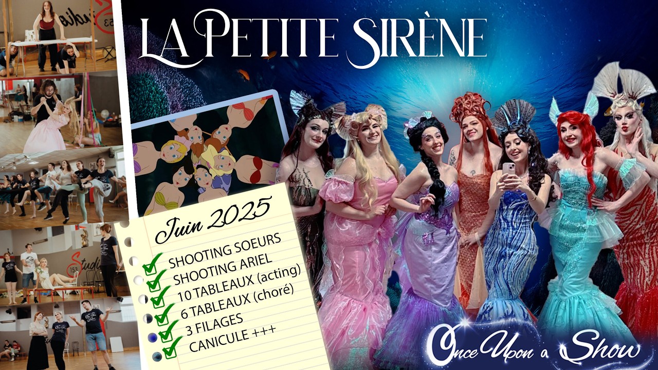 VISER LA LUNE POUR ATTEINDRE LES ÉTOILES : premiers cosplays de La Petite Sirène ! 🧜‍♀️ ✨