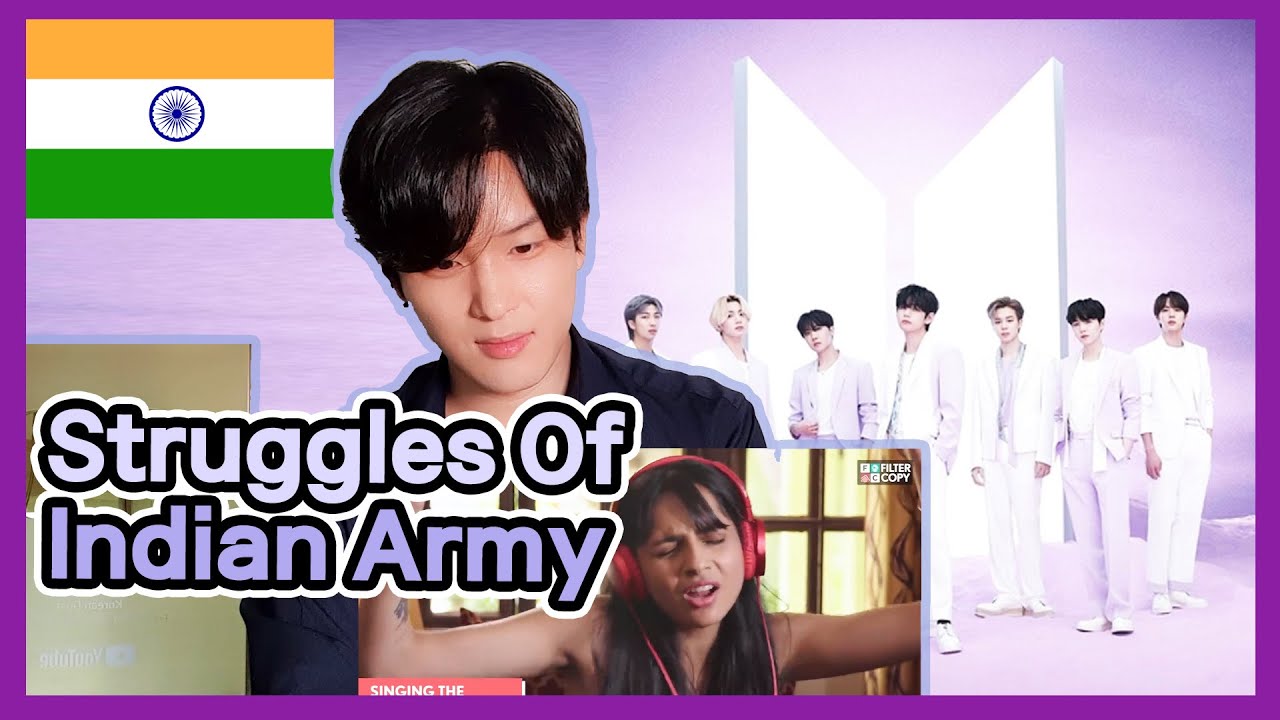 Korean Reacts to 【Struggles Of Being A BTS Fan In India】 | FilterCopy | Ft. Madhu Gudi