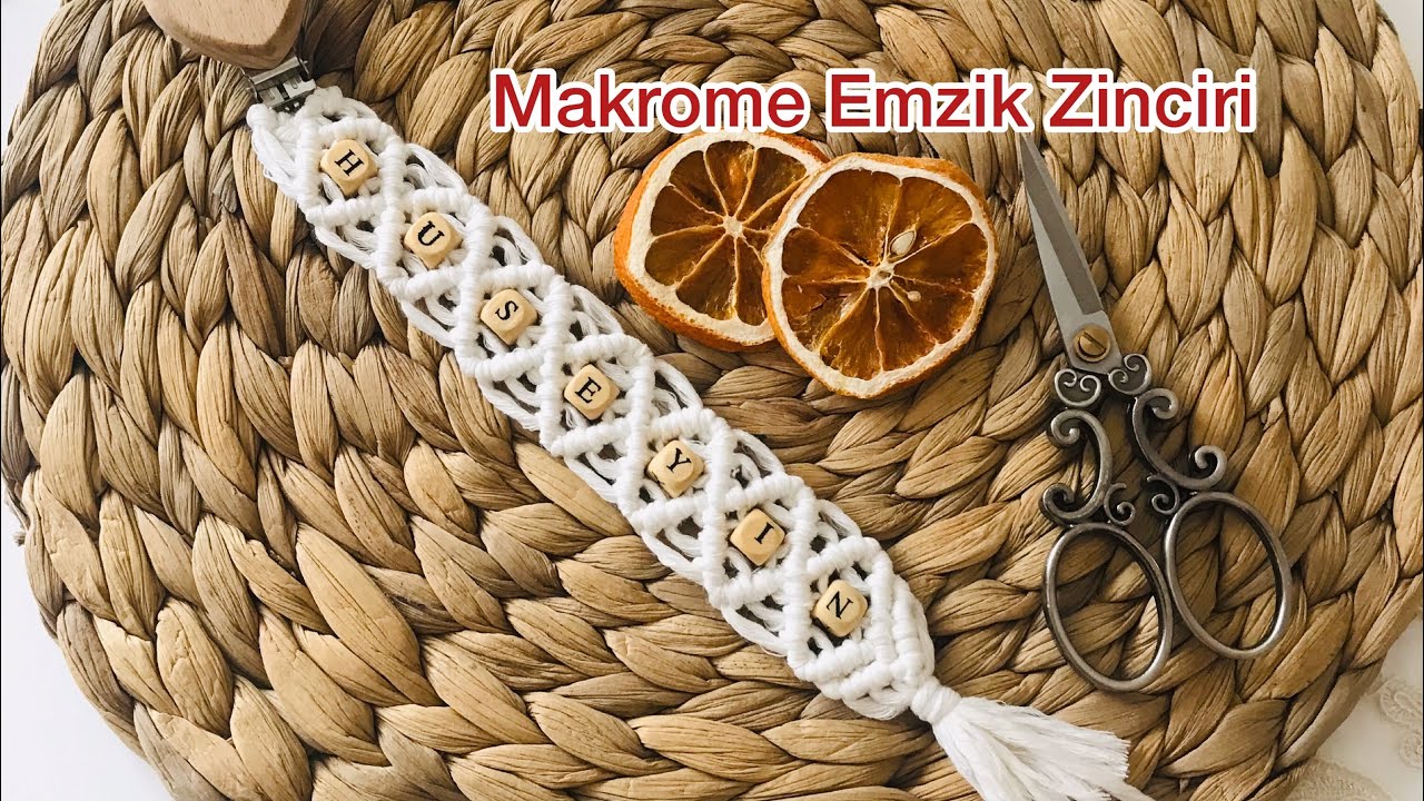 Makrome emzik zinciri/макраме /Makrome yapılışı